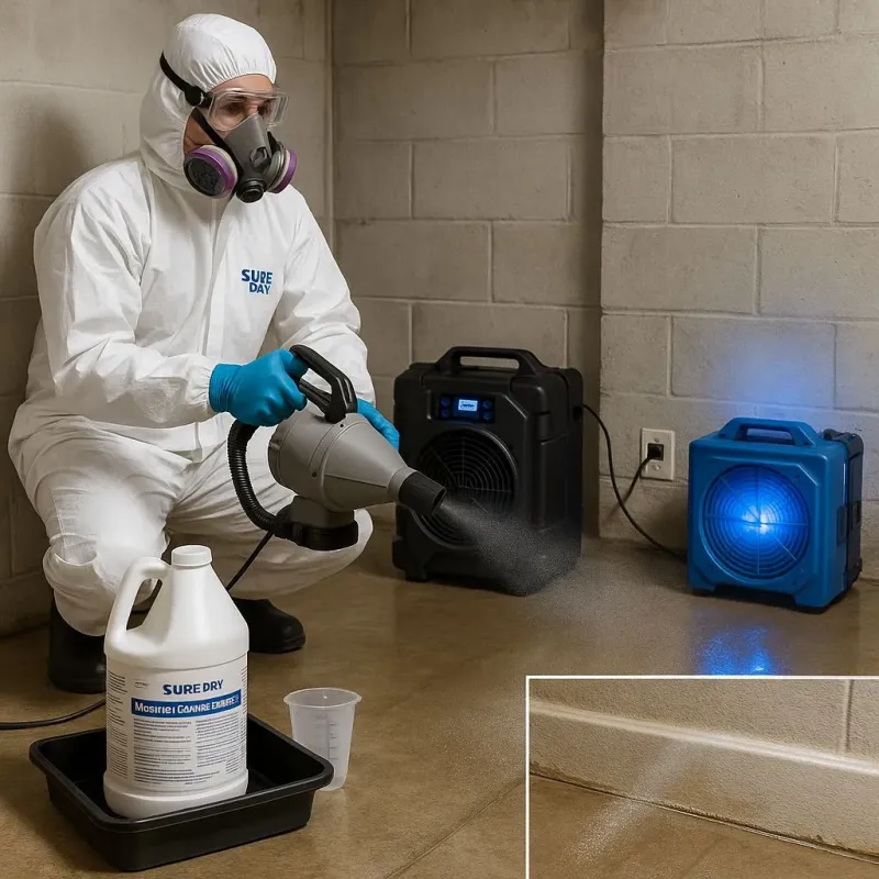 Sanitization and Odor Removal process in Westerville, OH